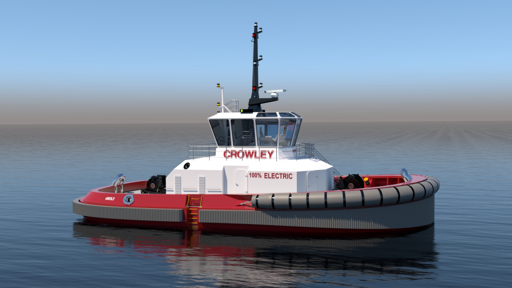 Crowley to build and operate first fully electric U.S. tug WorkBoat